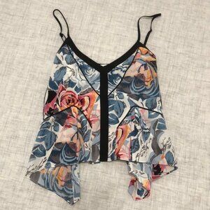 Elizabeth and James silk floral cami